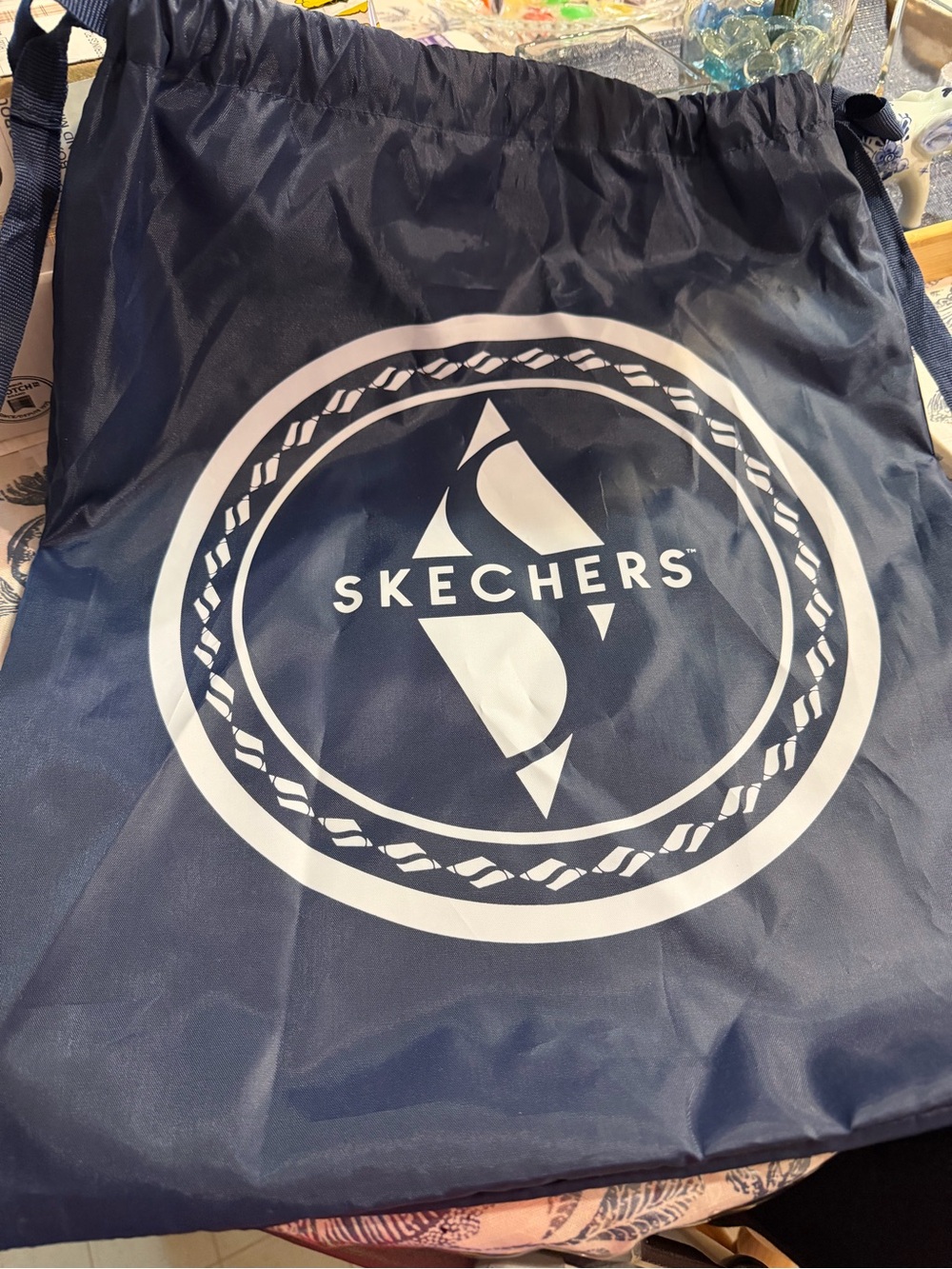 Sketchers Women’s Knit Sneakers - Black and White - Picture 7 of 8